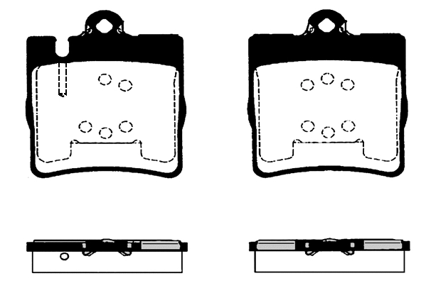 RA.0750.0 RAICAM Комплект тормозных колодок, дисковый тормоз (фото 1)