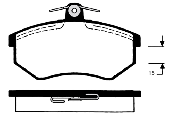 RA.0813.2 RAICAM Комплект тормозных колодок, дисковый тормоз (фото 1)