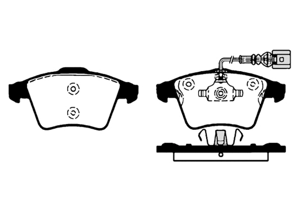RA.0857.1 RAICAM Комплект тормозных колодок, дисковый тормоз (фото 1)