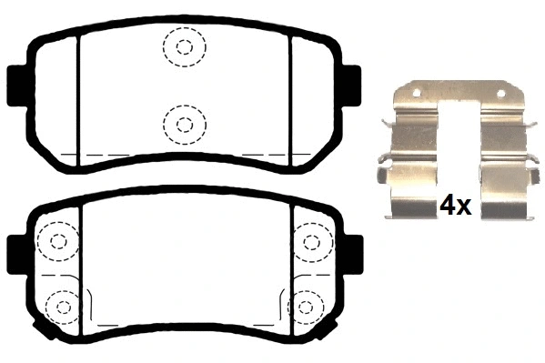 RA.0979.2K1 RAICAM Комплект тормозных колодок, дисковый тормоз (фото 1)