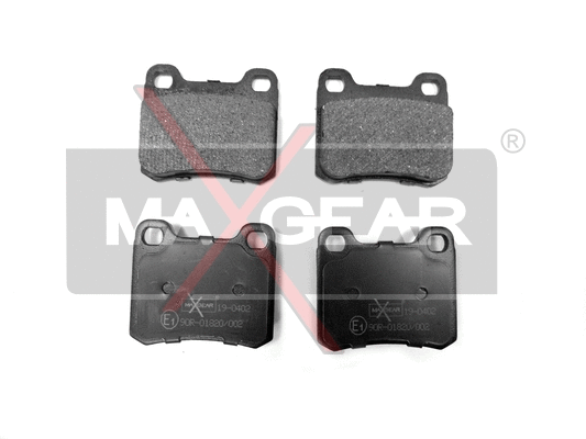 19-0402 MAXGEAR Комплект тормозных колодок, дисковый тормоз (фото 1)