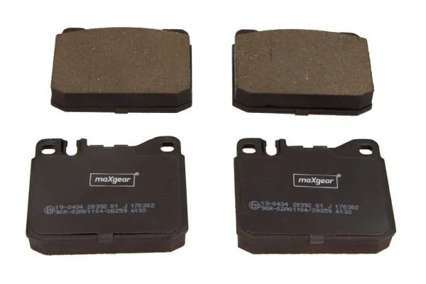 19-0434 MAXGEAR Комплект тормозных колодок, дисковый тормоз (фото 2)