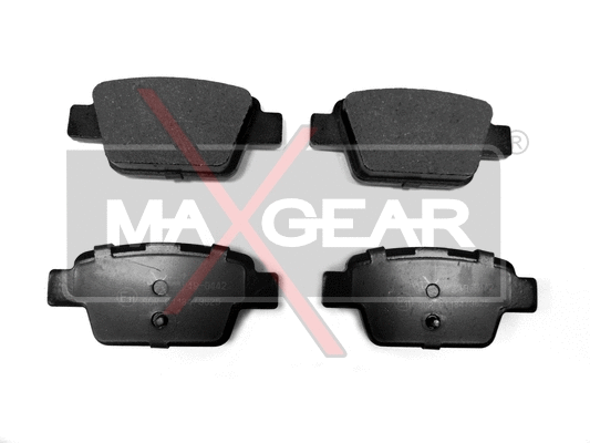 19-0442 MAXGEAR Комплект тормозных колодок, дисковый тормоз (фото 1)