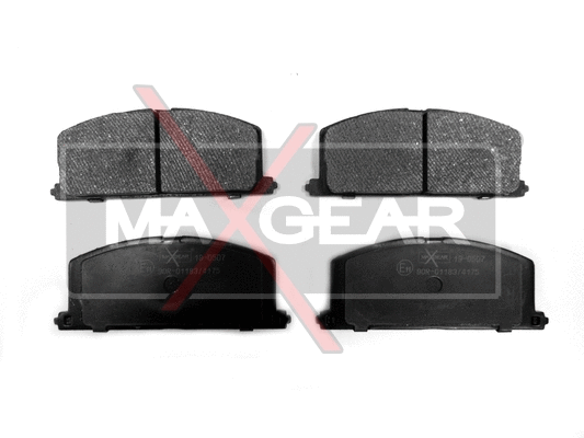 19-0507 MAXGEAR Комплект тормозных колодок, дисковый тормоз (фото 1)