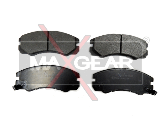 19-0581 MAXGEAR Комплект тормозных колодок, дисковый тормоз (фото 1)