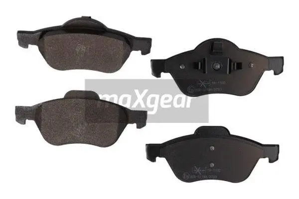 19-1102 MAXGEAR Комплект тормозных колодок, дисковый тормоз (фото 1)