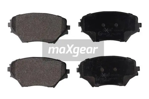 19-1155 MAXGEAR Комплект тормозных колодок, дисковый тормоз (фото 1)