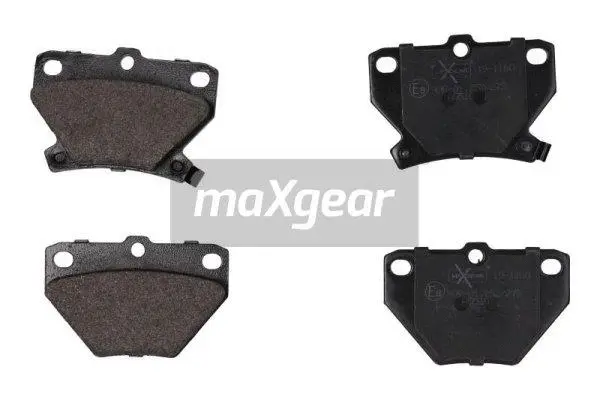 19-1160 MAXGEAR Комплект тормозных колодок, дисковый тормоз (фото 1)