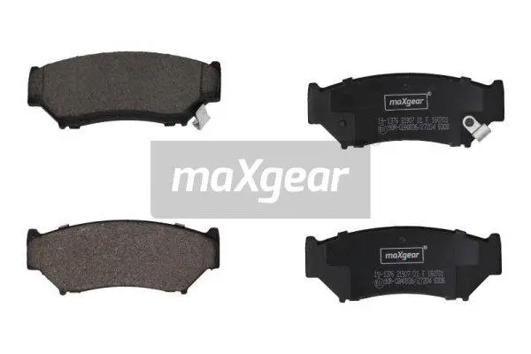 19-1376 MAXGEAR Комплект тормозных колодок, дисковый тормоз (фото 1)