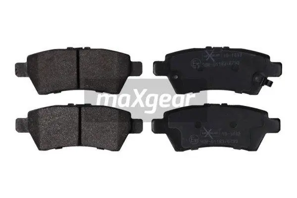 19-1443 MAXGEAR Комплект тормозных колодок, дисковый тормоз (фото 1)