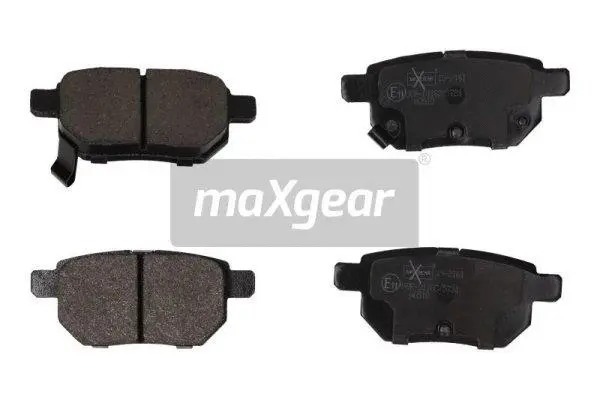 19-2161 MAXGEAR Комплект тормозных колодок, дисковый тормоз (фото 1)