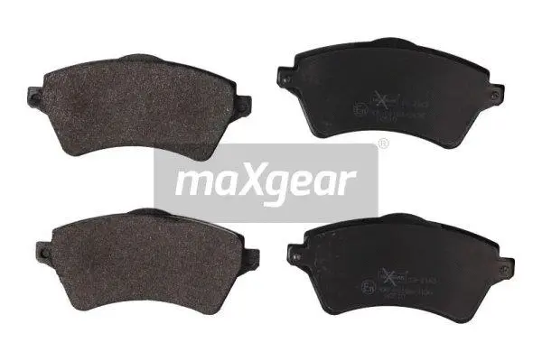 19-2163 MAXGEAR Комплект тормозных колодок, дисковый тормоз (фото 1)