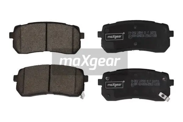 19-2902 MAXGEAR Комплект тормозных колодок, дисковый тормоз (фото 1)