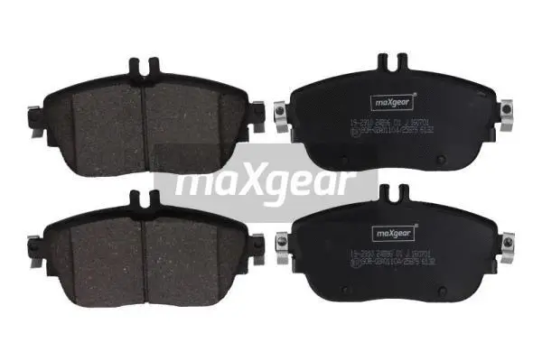 19-2910 MAXGEAR Комплект тормозных колодок, дисковый тормоз (фото 1)