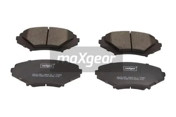 19-2971 MAXGEAR Комплект тормозных колодок, дисковый тормоз (фото 1)