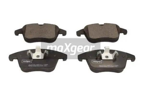 19-2974 MAXGEAR Комплект тормозных колодок, дисковый тормоз (фото 1)