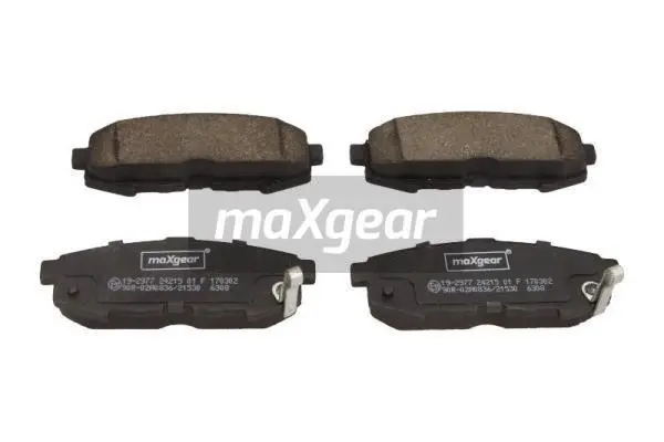 19-2977 MAXGEAR Комплект тормозных колодок, дисковый тормоз (фото 1)