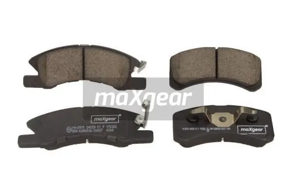 19-2978 MAXGEAR Комплект тормозных колодок, дисковый тормоз (фото 1)