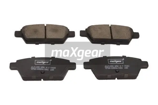 19-2992 MAXGEAR Комплект тормозных колодок, дисковый тормоз (фото 1)