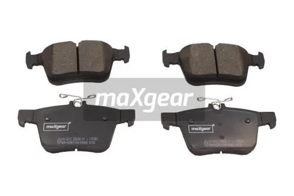 19-3012 MAXGEAR Комплект тормозных колодок, дисковый тормоз (фото 1)