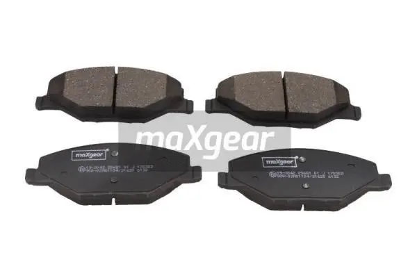 19-3042 MAXGEAR Комплект тормозных колодок, дисковый тормоз (фото 1)