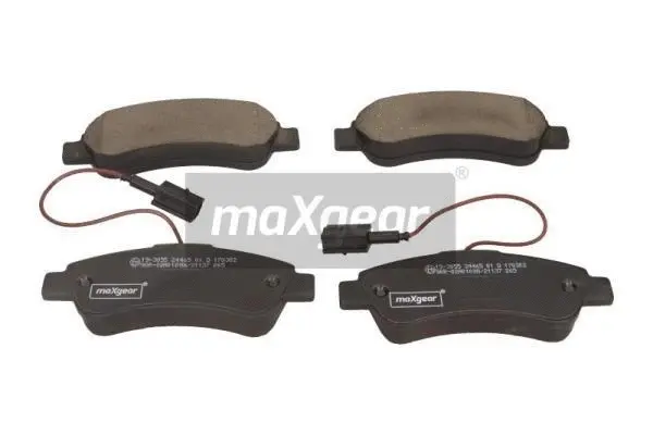19-3055 MAXGEAR Комплект тормозных колодок, дисковый тормоз (фото 1)