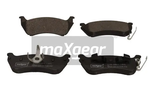 19-3394 MAXGEAR Комплект тормозных колодок, дисковый тормоз (фото 1)