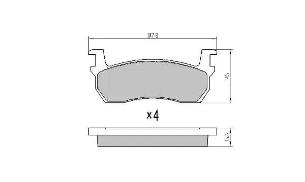 FBP-0298 FREMAX Комплект тормозных колодок, дисковый тормоз (фото 1)