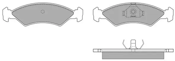 FBP-0459 FREMAX Комплект тормозных колодок, дисковый тормоз (фото 1)