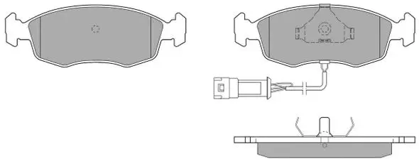 FBP-0527 FREMAX Комплект тормозных колодок, дисковый тормоз (фото 1)