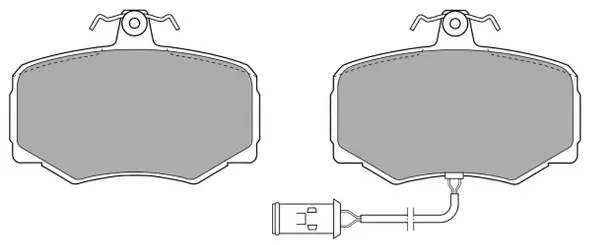 FBP-0737 FREMAX Комплект тормозных колодок, дисковый тормоз (фото 1)