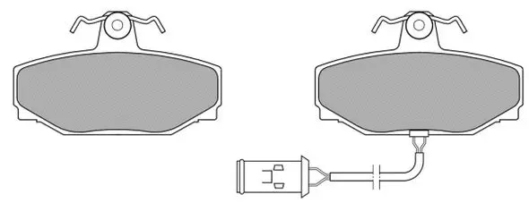 FBP-0750 FREMAX Комплект тормозных колодок, дисковый тормоз (фото 1)