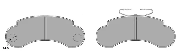 FBP-0795 FREMAX Комплект тормозных колодок, дисковый тормоз (фото 1)