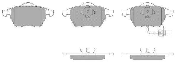 FBP-0868-01 FREMAX Комплект тормозных колодок, дисковый тормоз (фото 1)