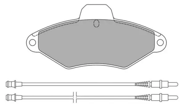 FBP-0885 FREMAX Комплект тормозных колодок, дисковый тормоз (фото 1)