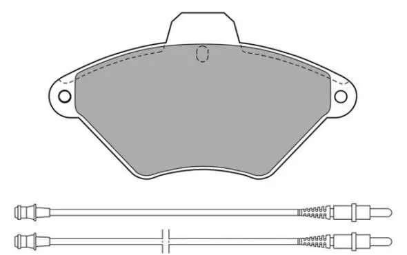 FBP-0887 FREMAX Комплект тормозных колодок, дисковый тормоз (фото 1)