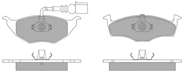 FBP-1167-01 FREMAX Комплект тормозных колодок, дисковый тормоз (фото 1)
