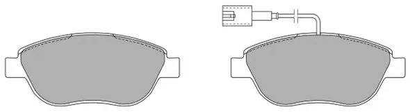 FBP-1219-01 FREMAX Комплект тормозных колодок, дисковый тормоз (фото 1)