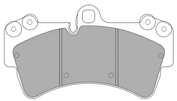 FBP-1358 FREMAX Комплект тормозных колодок, дисковый тормоз (фото 1)