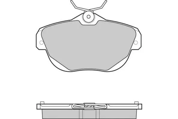 FBP-1408 FREMAX Комплект тормозных колодок, дисковый тормоз (фото 1)