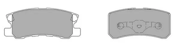 FBP-1563 FREMAX Комплект тормозных колодок, дисковый тормоз (фото 1)