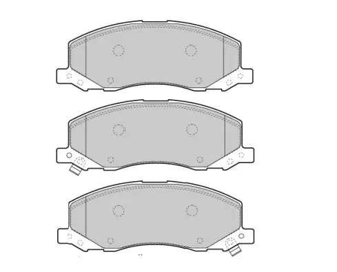 FBP-1661 FREMAX Комплект тормозных колодок, дисковый тормоз (фото 1)