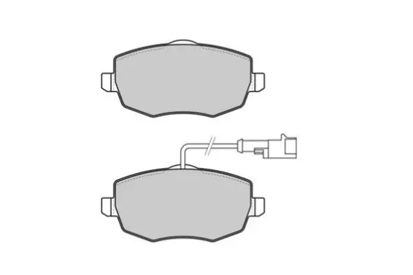 FBP-1745 FREMAX Комплект тормозных колодок, дисковый тормоз (фото 1)