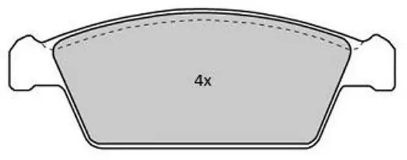 FBP-1777 FREMAX Комплект тормозных колодок, дисковый тормоз (фото 1)