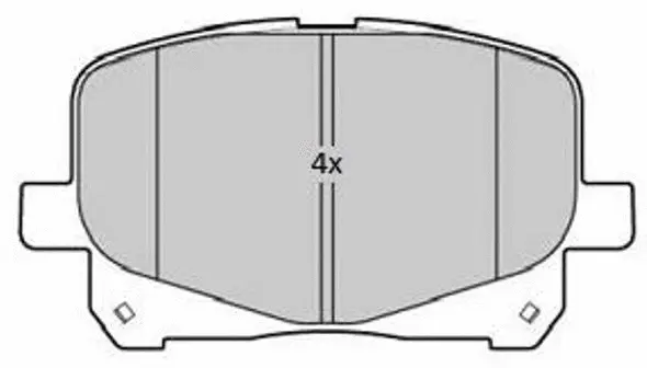 FBP-1789 FREMAX Комплект тормозных колодок, дисковый тормоз (фото 1)