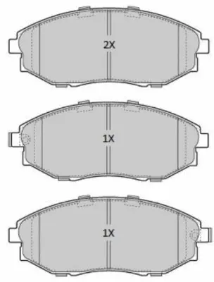 FBP-1903 FREMAX Комплект тормозных колодок, дисковый тормоз (фото 1)