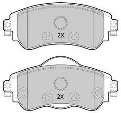 FBP-1947 FREMAX Комплект тормозных колодок, дисковый тормоз (фото 1)