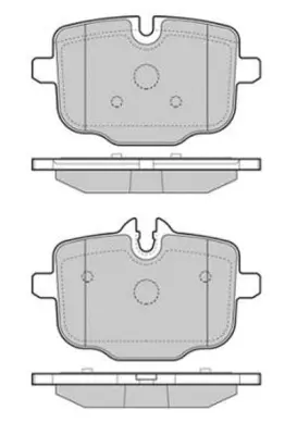 FBP-1966 FREMAX Комплект тормозных колодок, дисковый тормоз (фото 1)