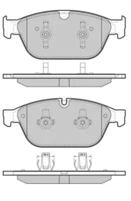 FBP-1967 FREMAX Комплект тормозных колодок, дисковый тормоз (фото 1)