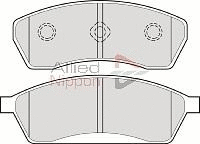 ADB0420 COMLINE Комплект тормозных колодок, дисковый тормоз (фото 1)